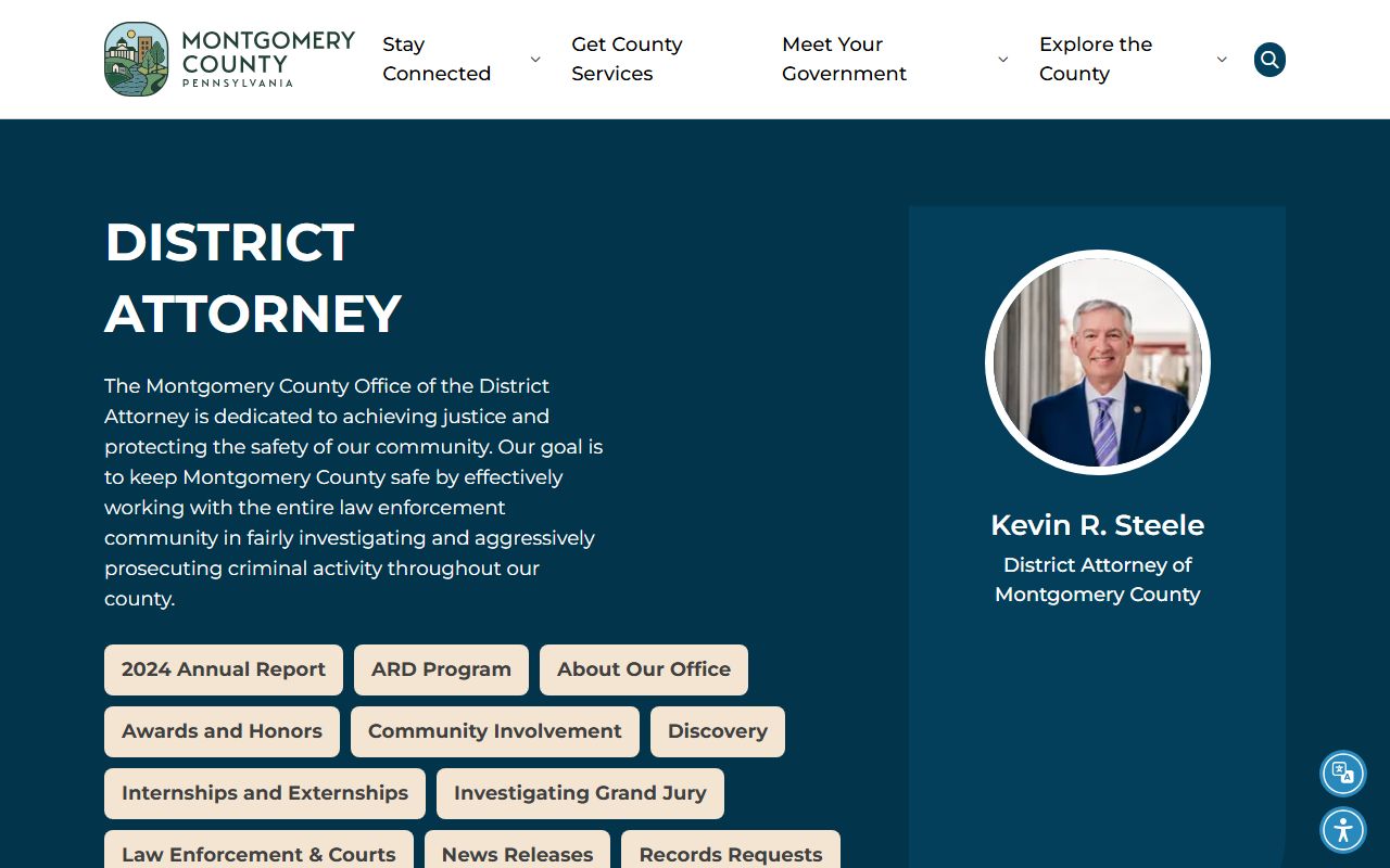 Montgomery County criminal court records District Attorney